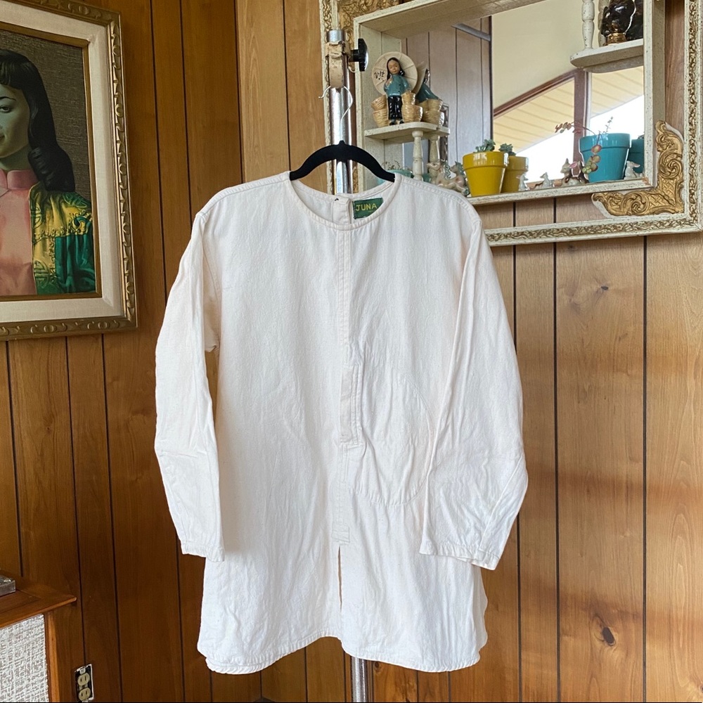 Juna Cotton Canvas Oversized Swing Tunic